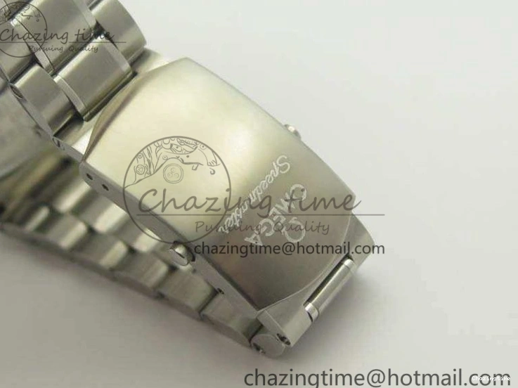 0317 TechFriendly SpeedMaster MoonWatch SS OMF 1:1 Best Edition Black Red Dial On SS Bracelet A9300 V 8092